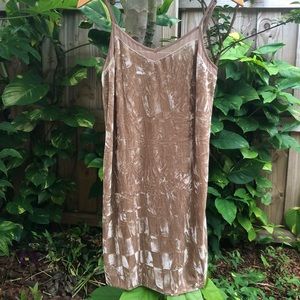 Kensie Crushed Velvet slip dress